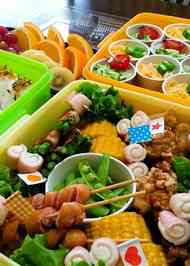 みんなが作ってる】 運動会 お弁当 盛り付けのレシピ